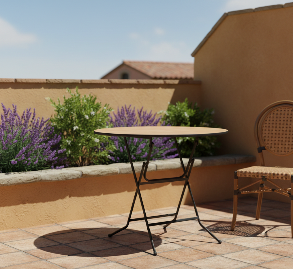 Round Folding Table