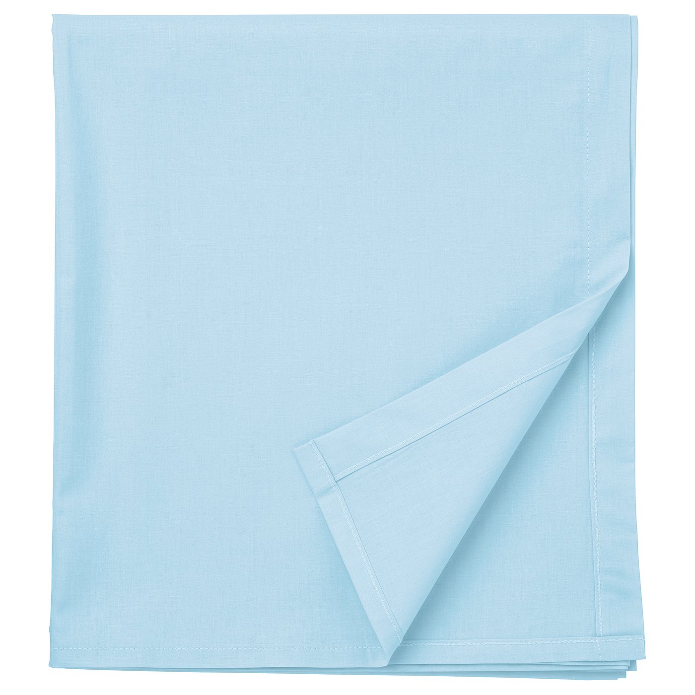 DVALA Flat sheet, light blue, 240x260 cm (94x102 ")