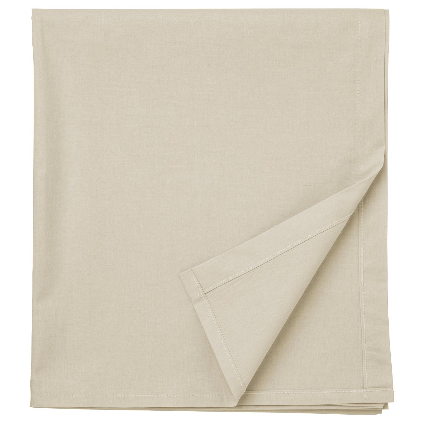 DVALA Flat sheet, beige, 240x260 cm (94x102 ")