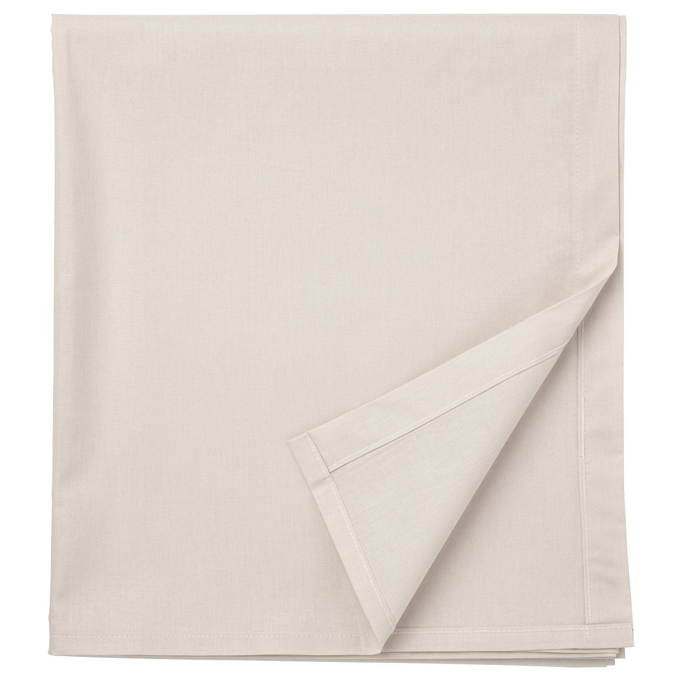 DVALA Sheet, beige, 240x260 cm (94x102 ")