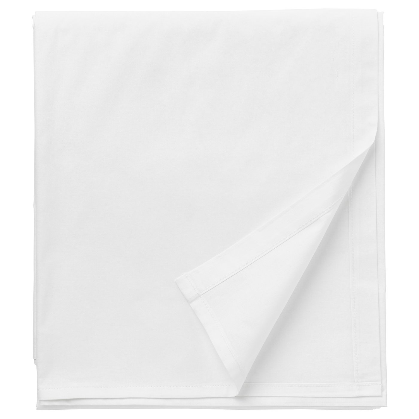 DVALA Flat sheet, white, 240x260 cm (94x102 ")