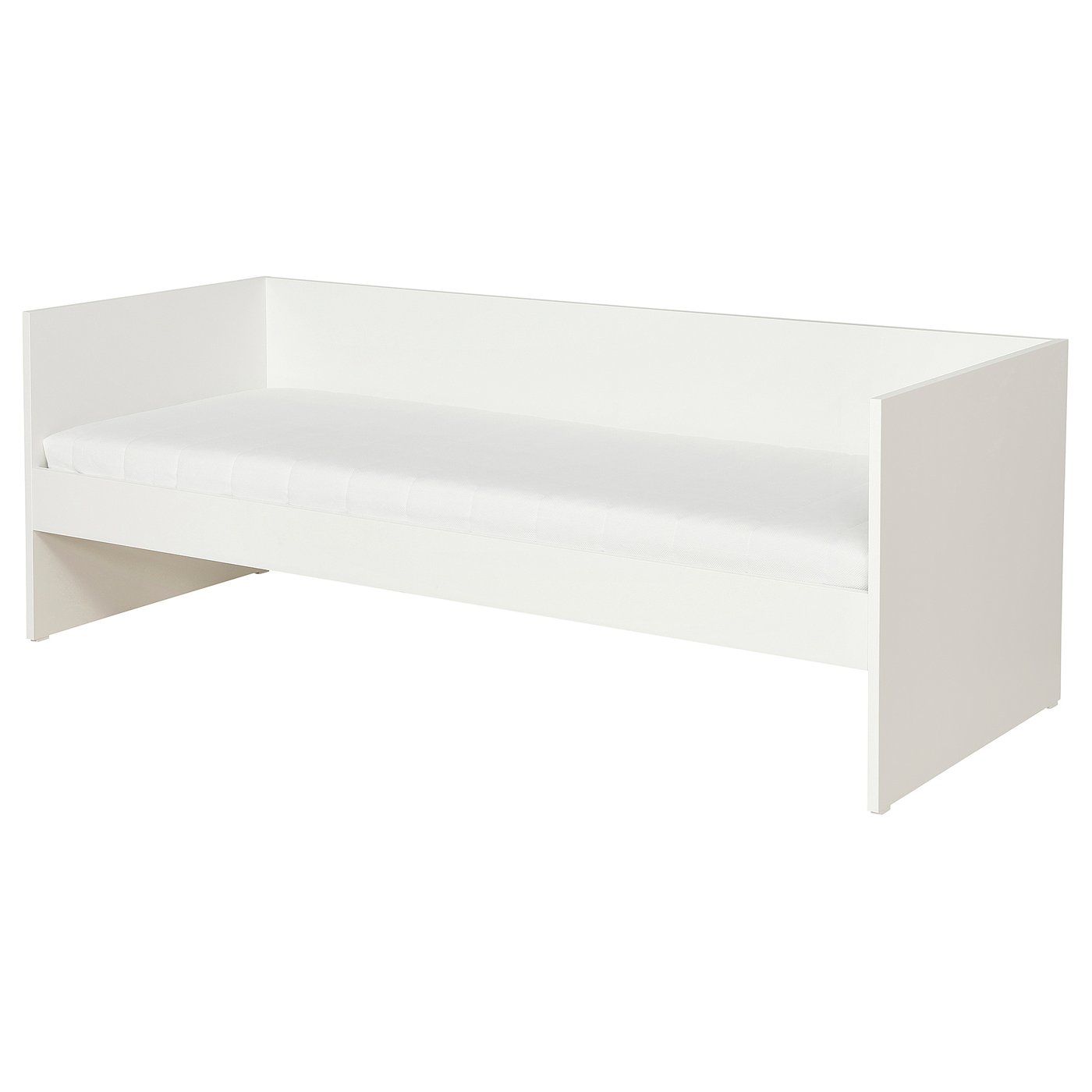VIHALS Day-bed with 1 mattress, white/Åfjäll firm, 80x200 cm (31 1/2x78 3/4 ")