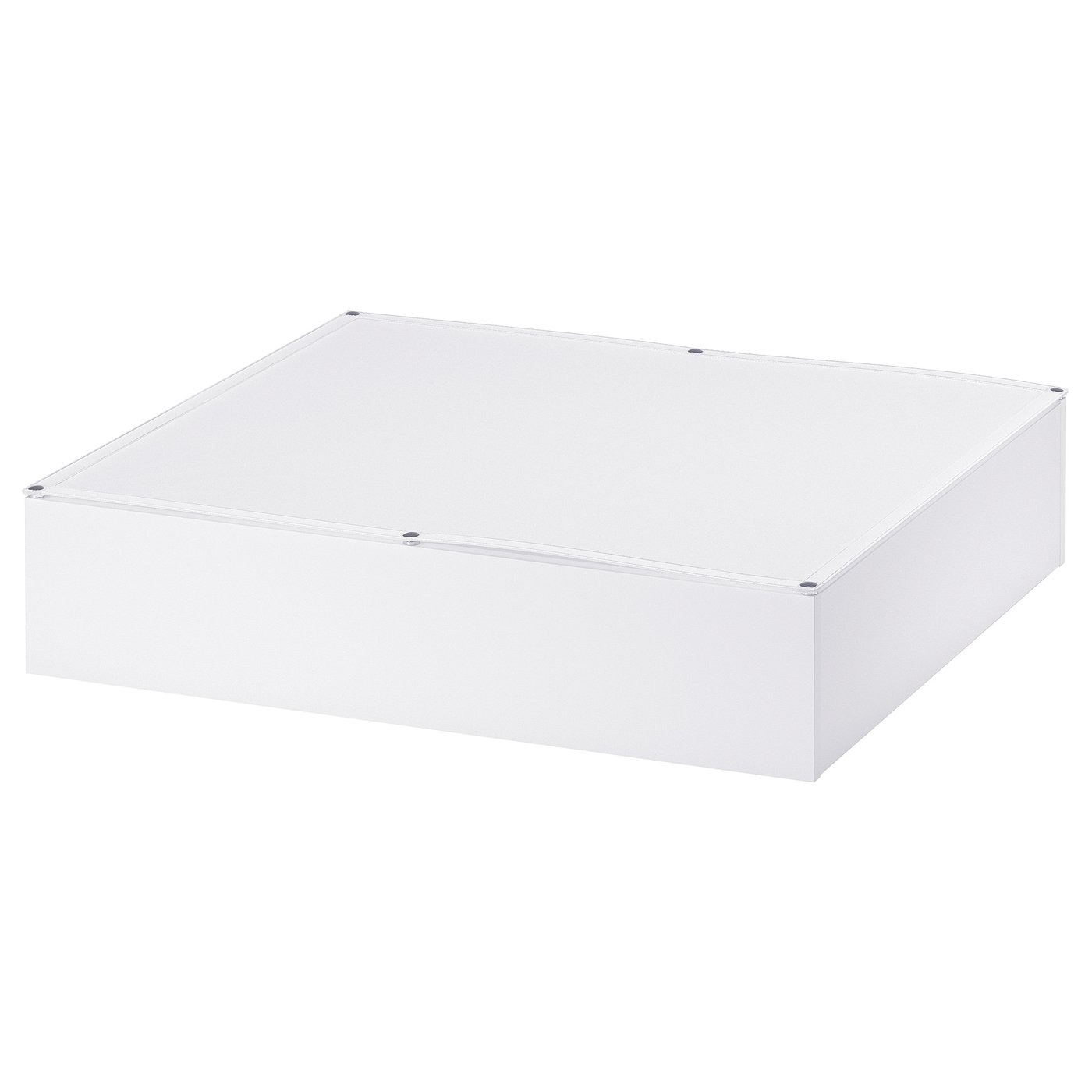 VARDÖ Bed storage box, white, 65x70 cm (25 5/8x27 1/2 ")