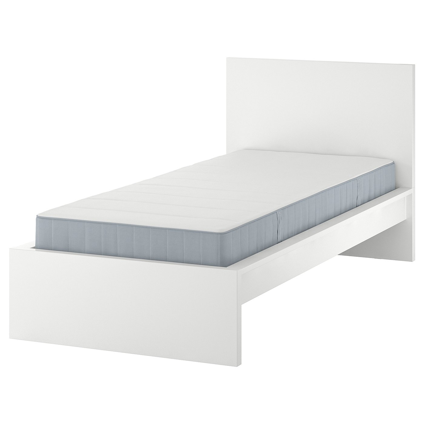 MALM Bed frame with mattress, white/Vesteröy extra firm, 90x200 cm (35 3/8x78 3/4 ")
