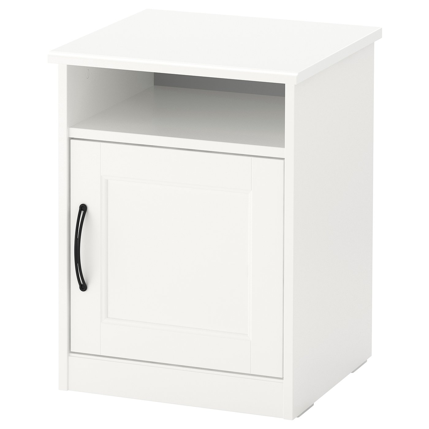 SONGESAND Bedside table, white, 42x40 cm (16 1/2x15 3/4 ")
