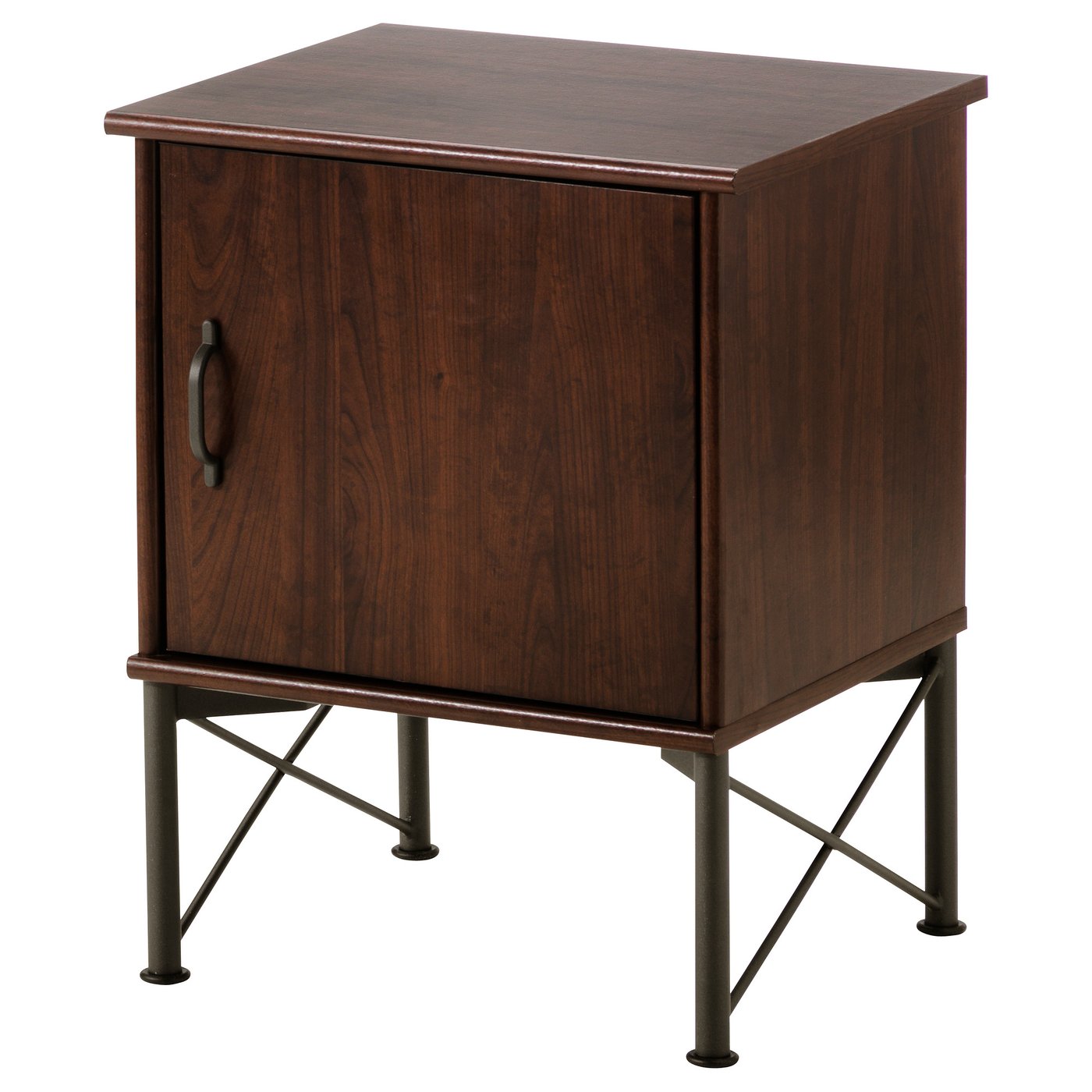 MUSKEN Bedside table, brown, 45x58 cm (17 3/4x22 7/8 ")