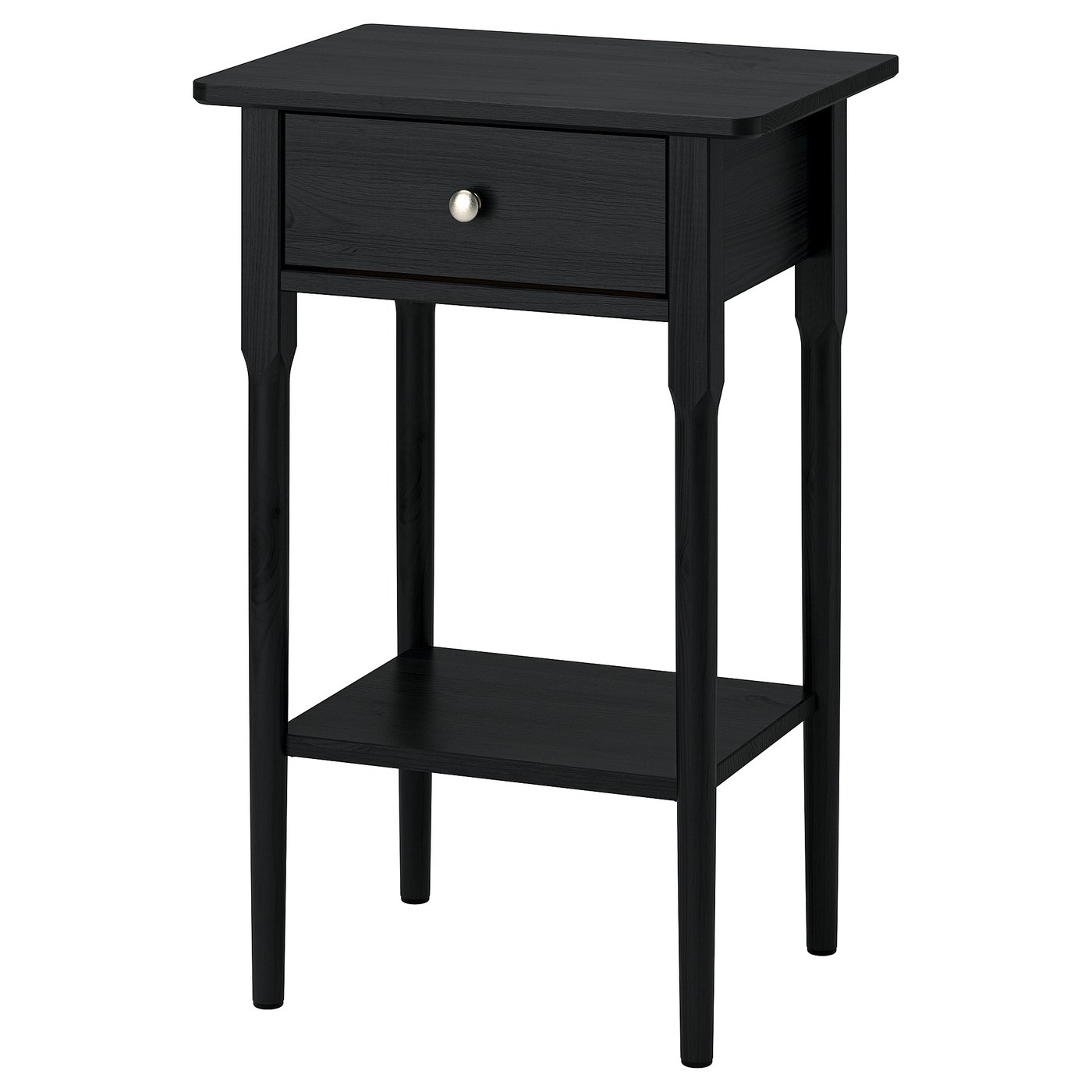 BLÄSTÅSEN Bedside table, black, 50x37x76 cm (19 5/8x14 5/8x29 7/8 ")