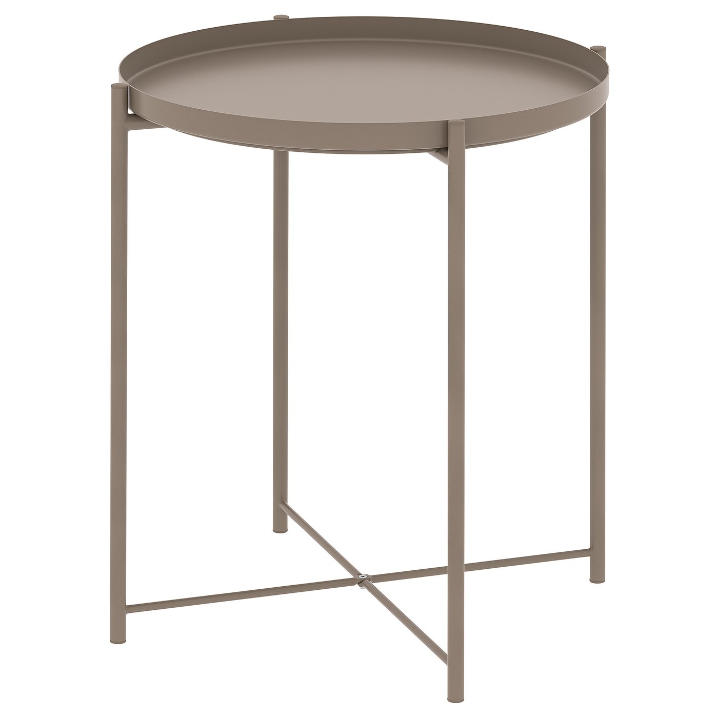 GLADOM Tray table, dark grey-beige, 45x53 cm (17 1/2x20 5/8 ")