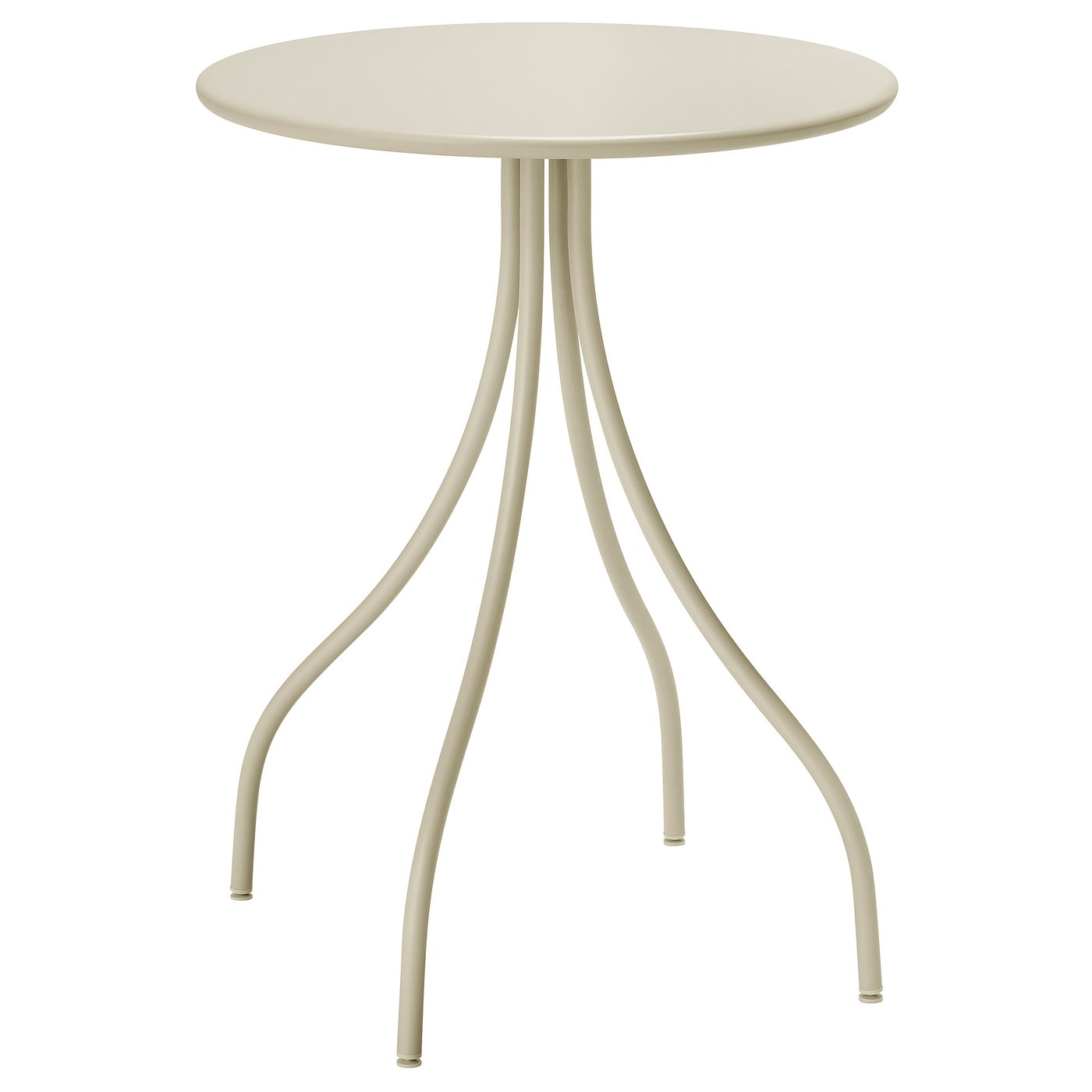 TÅNEBRO Side table, in/outdoor/light grey-beige, 46 cm (18 1/8 ")