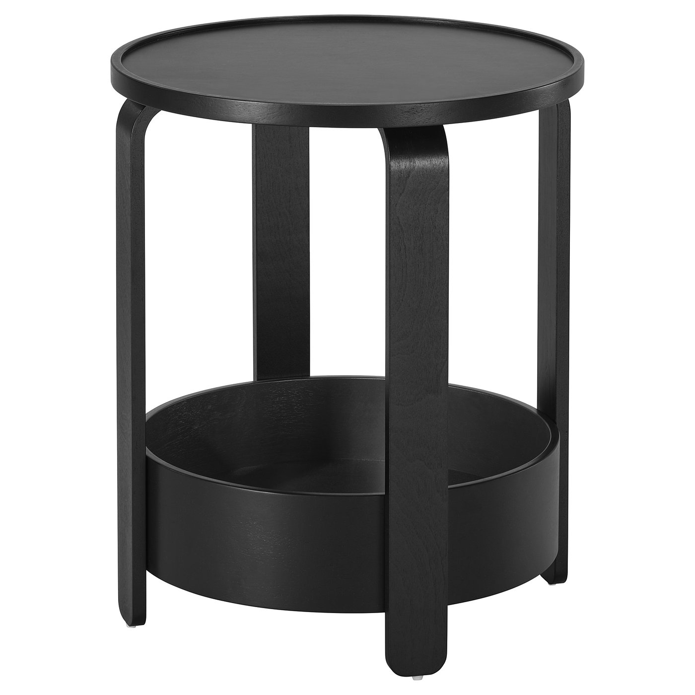 BORGEBY Side table, black, 46 cm (18 1/8 ")