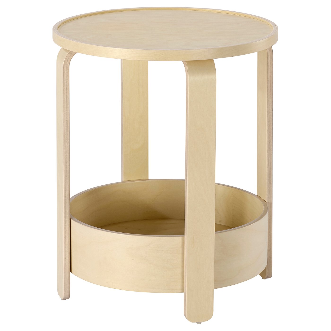 BORGEBY Side table, birch veneer, 46 cm (18 1/8 ")