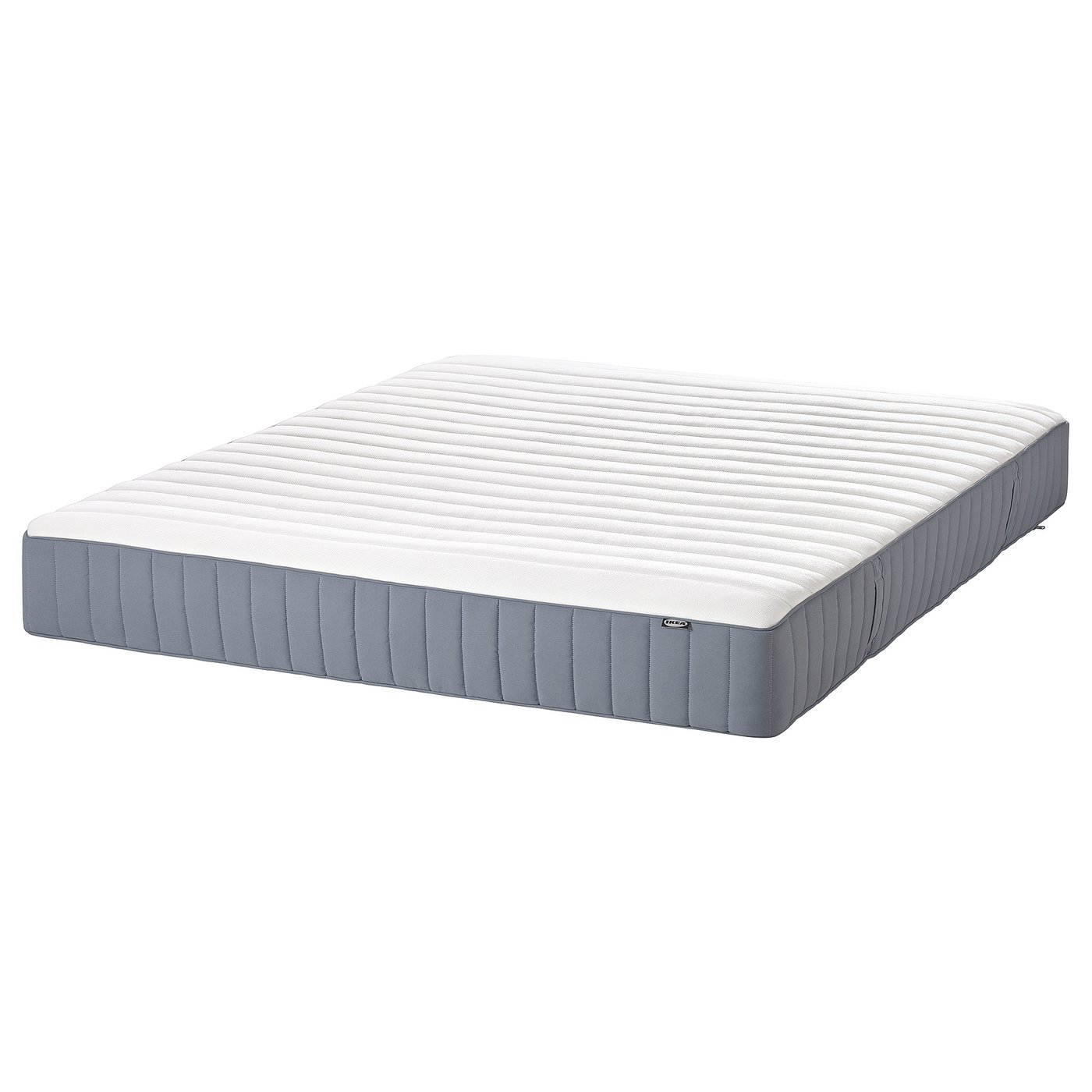 VALEVÅG Pocket sprung mattress, extra firm/light blue, 150x180 cm (59x70 7/8 ")