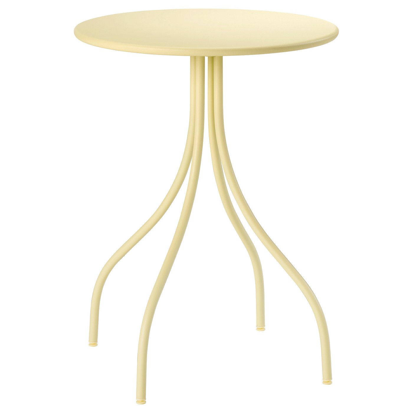 TÅNEBRO Side table, in/outdoor/pale yellow, 46 cm (18 1/8 ")