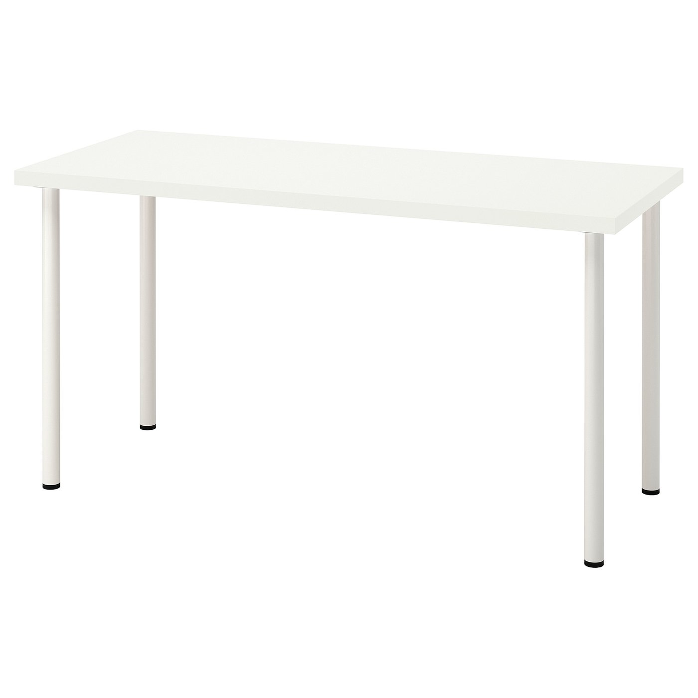 LAGKAPTEN / ADILS Desk, white, 140x60 cm (55 1/8x23 5/8 ")