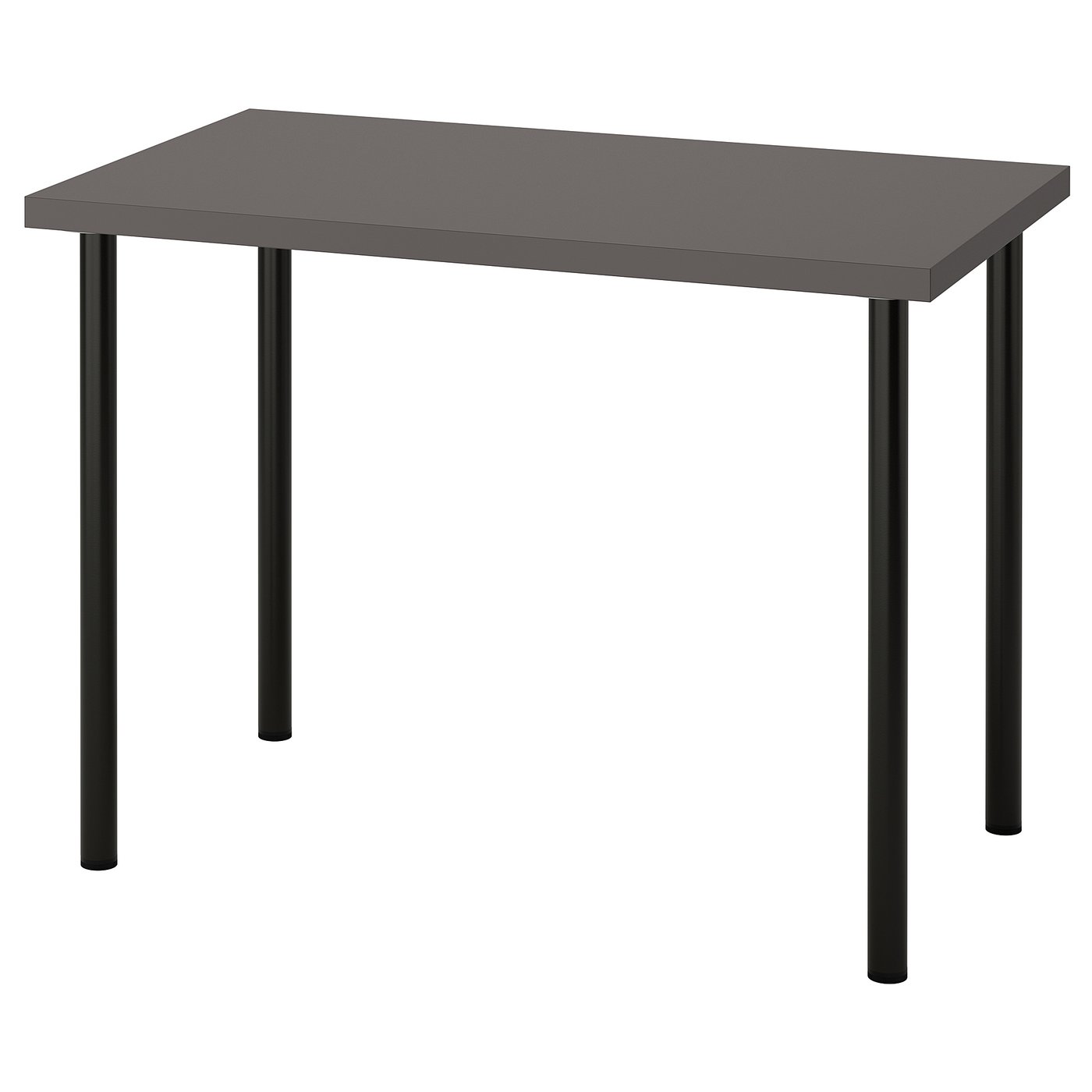 LINNMON / ADILS Desk, dark grey/black, 100x60 cm (39 3/8x23 5/8 ")