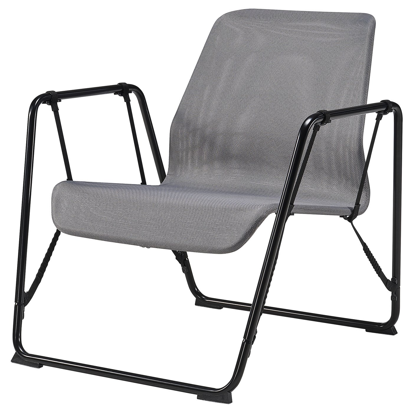 BRÄNNBOLL Gaming easy chair, grey/black