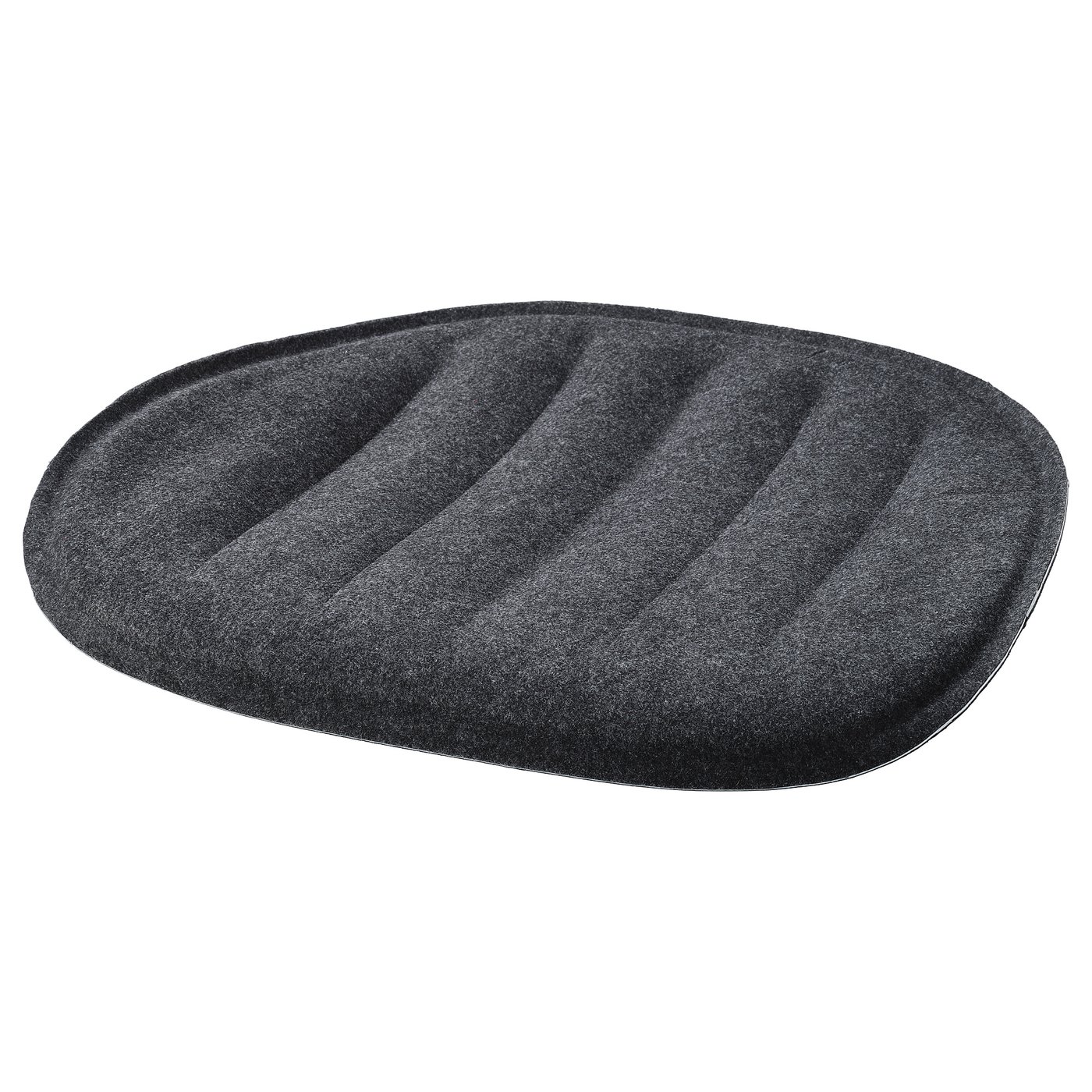PYNTEN Seat pad, dark grey, 41x43 cm (16 ¼x17 ")