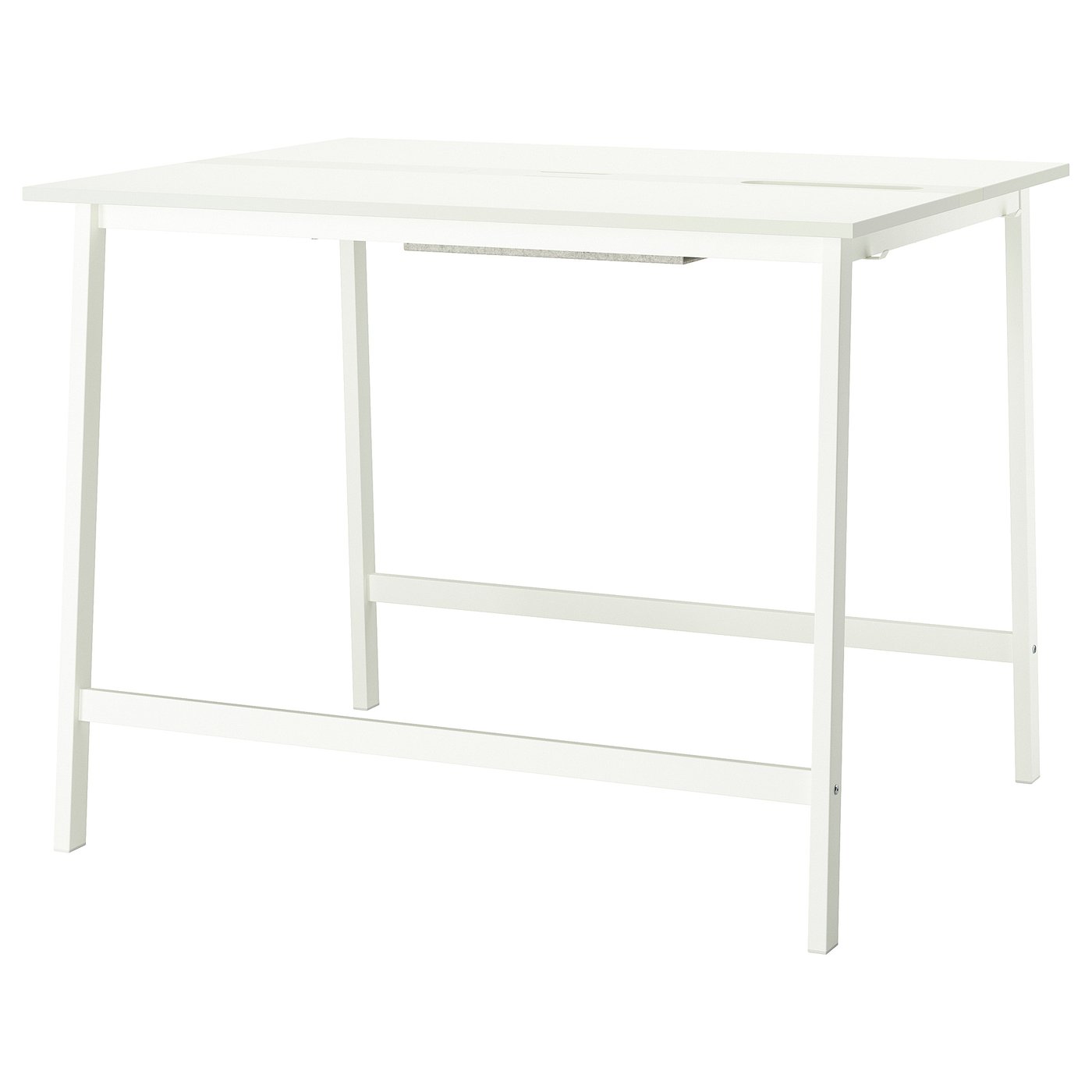 MITTZON Conference table, white, 140x108x105 cm (55 1/8x42 1/2x41 3/8 ")